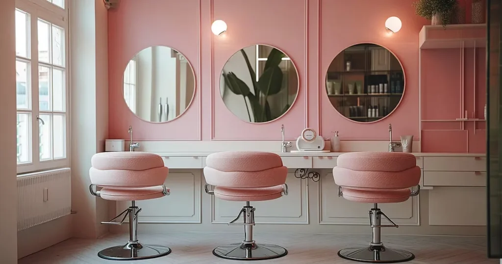 大阪の美容室内装デザイン事例 店舗設計と施工イメージ